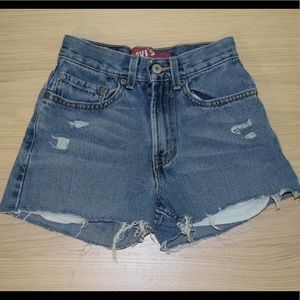 Levi denim jean shorts
